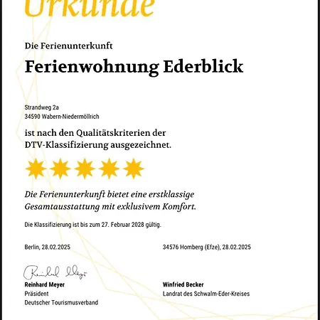 شقة Ederblick